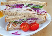 Crunchy Coleslaw Turkey Sandwich