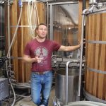 Wooly Pig Farm Brewery brings Bavaria to Coshocton County guy standing in brewery