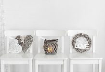 Habits as hobbies chairs with decorations