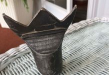 Can you take the crown and name this antique item?