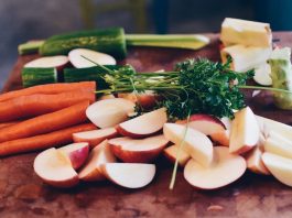chopped vegetables