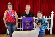 2021 Lawrence County Fair sale Grand Champion Lamb