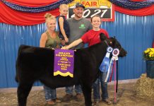 2021 Canfield Fair sale Grand Champion Beef Feeder