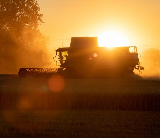 USDA announces $8 billion diesel relief payment program combine harvester