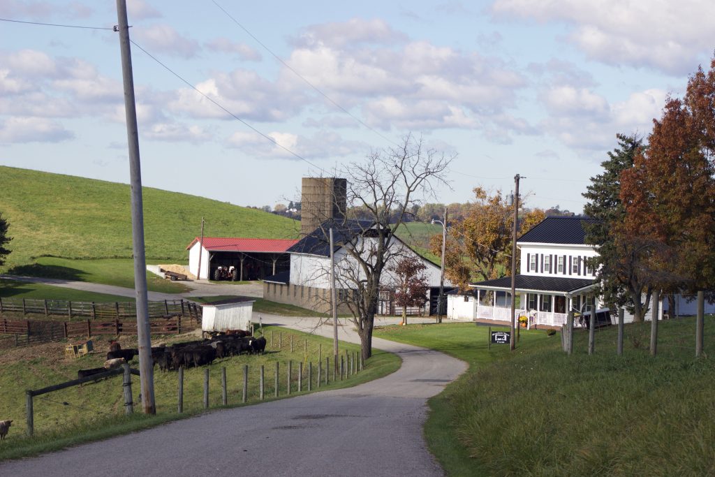 A farm in West Virginia.