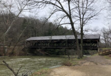 Making the most of the weather at Mohican Mohican State Park Bridge