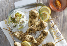 Greek Honey Lemon Chicken Kababs Greek Honey Lemon Chicken Kababs