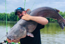 Record blue catfish caught in West Virginia in May West Virginia record catfish