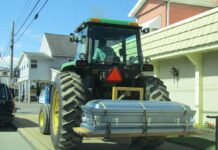 Tractor takes Butler County dairyman to final resting place
