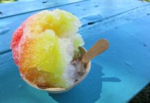 Plan a do-nothing day snow cone