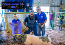 2022 Trumbull County Fair sale Grand Champion Pig