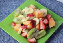Melon Berry Banana Fruit Salad