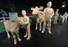 Butter display is back at the Ohio State Fair 2022 Ohio State Fair butter sculpture