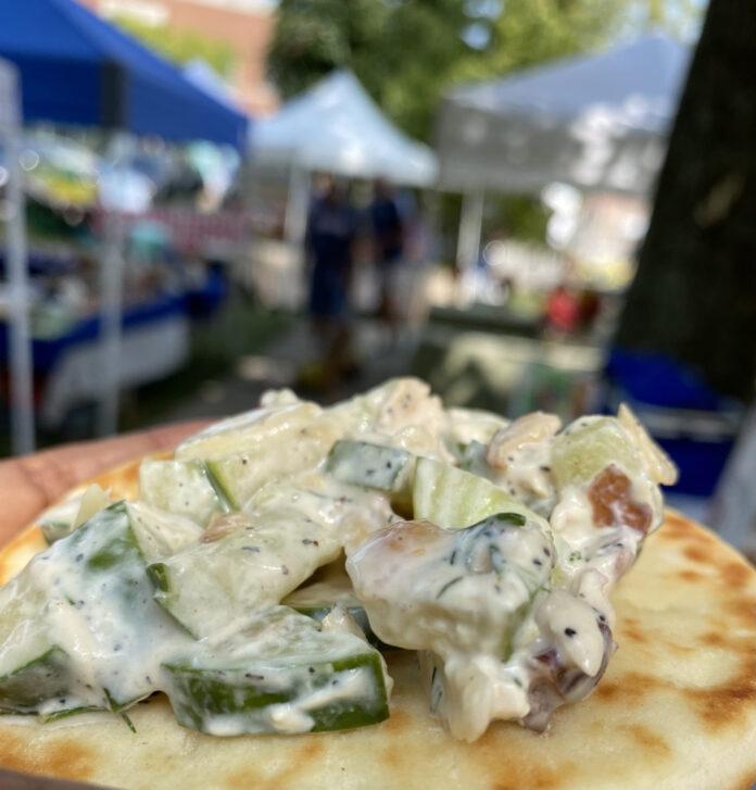 Creamy Cucumber and Chicken Salad