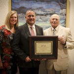 Jeff Ziegler receives an award from Jersey Cattle Association Jeff Ziegler