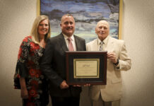 Jeff Ziegler receives an award from Jersey Cattle Association Jeff Ziegler
