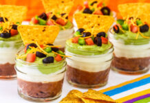 Layered Mexican Dip Cups