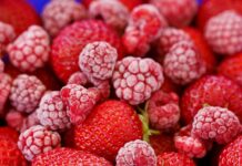 How to freeze fruit for best quality frozen raspberries
