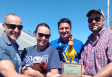 First-year winner claims chicken flying title at Geauga County Fair Geauga chicken flying contest