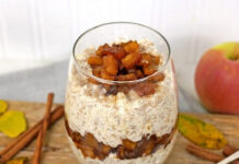 Rice Pudding with Glazed Apples