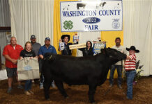 2022 Washington County (Ohio) Fair sale Grand Champion Market Steer