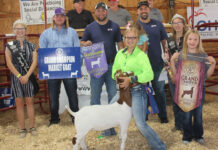 2022 Belmont County Fair sale Grand Champion Goat