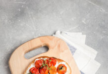 Tomato Crostini with Whipped Feta