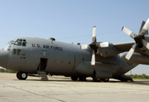 MAPS welcomes largest aircraft in its history Hercules combat cargo aircraft