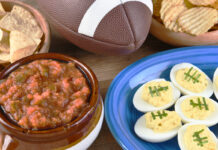 Deviled Egg Footballs