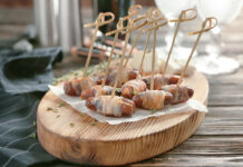 Brie Stuffed Bacon Wrapped Dates