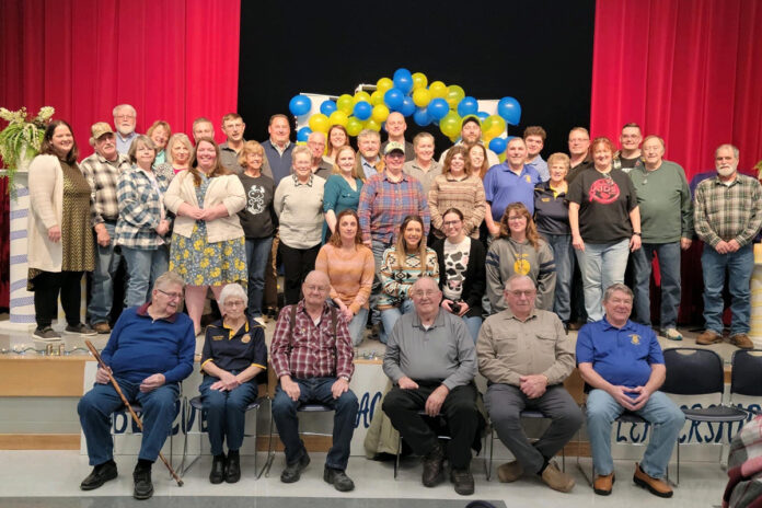 The Plymouth-Shiloh FFA alumni, FFA and agricultural education supporters and active Plymouth FFA members