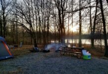 How to stay warm on a winter campout Shenango Recreation Area Campground