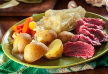Corned Beef and Cabbage in Slow Cooker