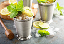 Classic mint julep cocktail
