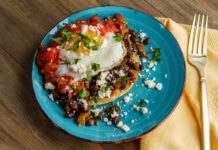 Huevos Rancheros Egg Toastada