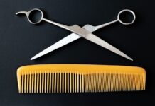 Losing the battle of the bangs hair scissors and comb