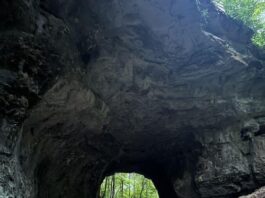 A visit to Carter Caves State Resort Park a photo of a cave