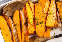 Smoked Sweet Potatoes with Maple Cinnamon Butter