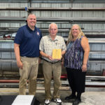 Kenreich receives service award from Mahoning County Farm Bureau David Kenreich