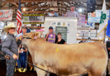 2023 Butler Farm Show junior livestock sale Grand Champion Beef