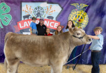 2023 Lawrence County (Pa.) 4-H and FFA Junior Livestock Association sale Grand Champion Market Beef