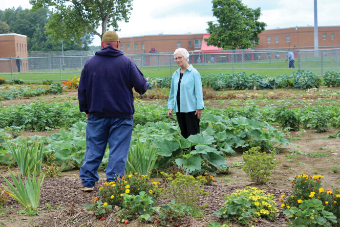 Vegetables grown at the Grafton Correctional Institution