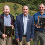 Two recognized for outstanding contributions to forestry Christopher S. Duckworth, Duckworth Farms; Dan Balser, Chief of the Ohio Division of Forestry; Jeremy Scherf on behalf of the Ohio Conservation Federation.