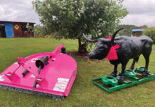 S&S Equipment raffling off limited edition Bush Hog cutter for breast cancer pink brush hog
