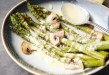 Asparagus and Mushrooms
