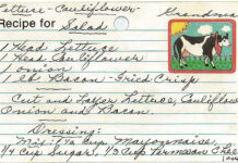 Grandma V’s Lettuce Cauliflower Salad