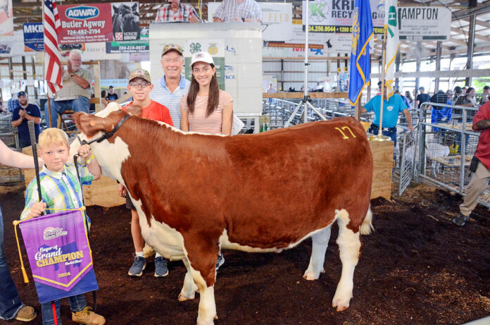 GRAND CHAMPION BEEF: BRIAR KENNEDY