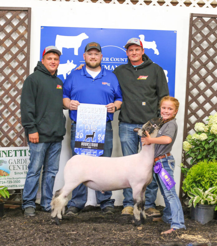 GRAND CHAMPION LAMB: AUDREY PARSONS
