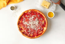 Hot Sausage Deep-Dish Pizza