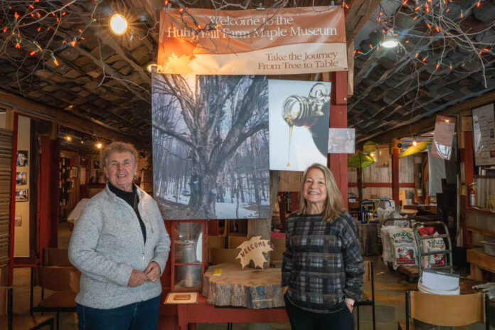 janet and theresa Hurry Hill Maple Farm and Museum